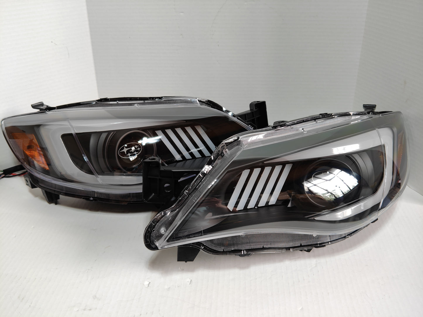 2008-2011 Impreza/2008-2014 WRX Flow Series RGBW C Style Headlights