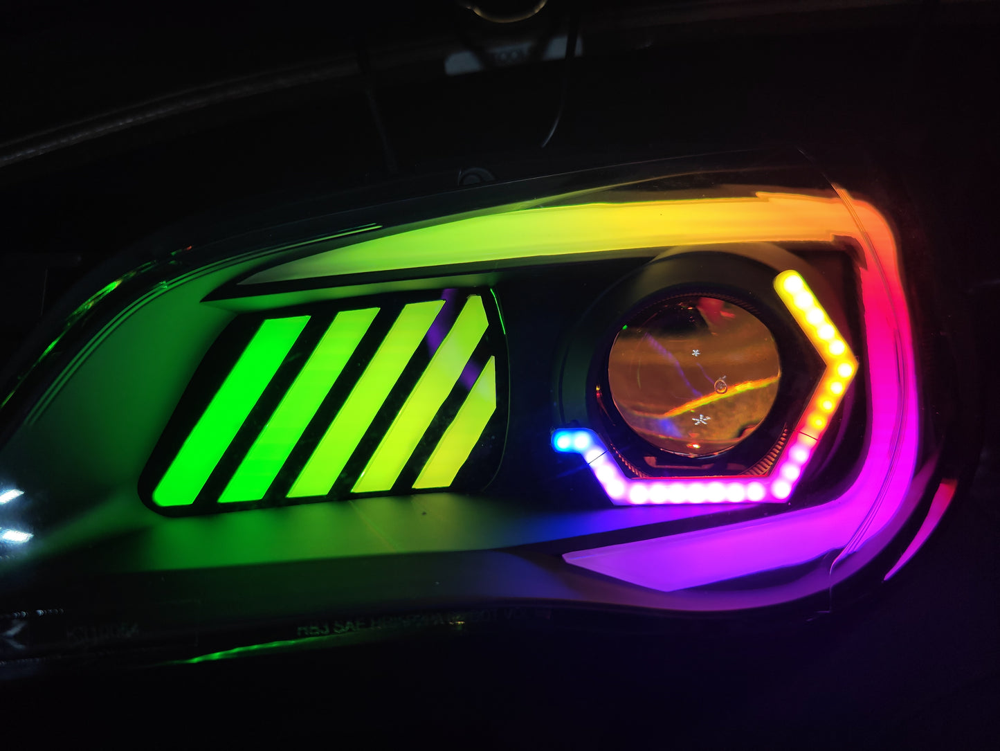 2006-2007 Subaru Impreza/WRX Flow Series RGBW C Style Headlights