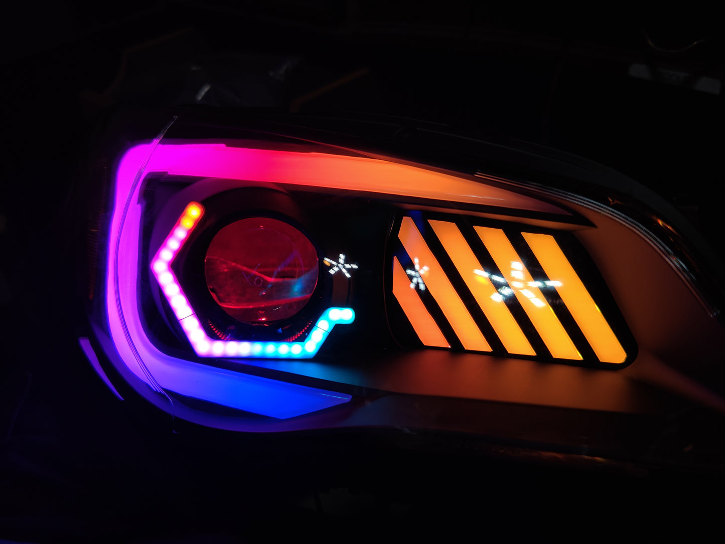 2006-2007 Subaru Impreza/WRX Flow Series RGBW C Style Headlights