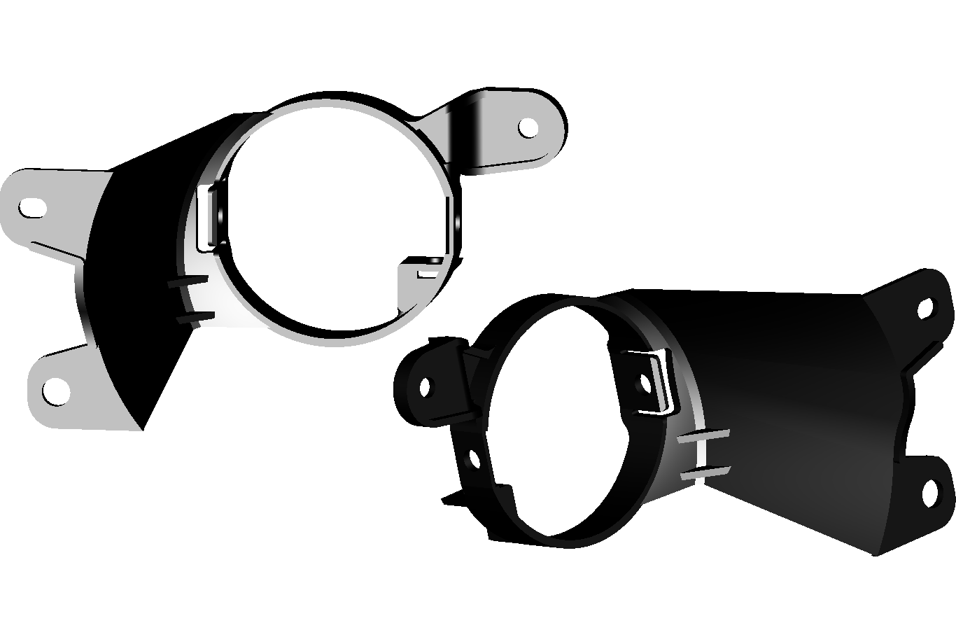 2018-2022 Toyota Sequoia Elite Fog Light Brackets