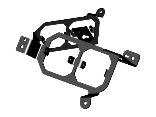2022+ Chevrolet Silverado 1500 Dual SS3 Fog Light Brackets