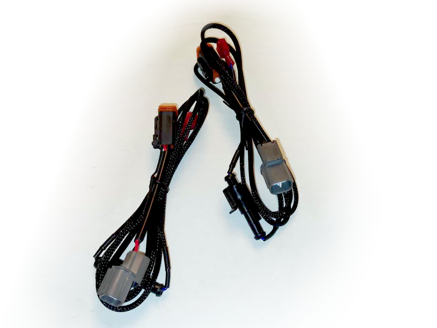 HW2 to DT4 Fog Light Adapters w/ Backlight Taps