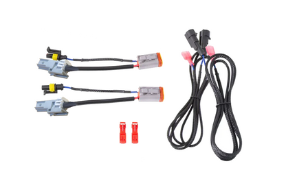 DJ70 to DT4 Fog Light Adapters w/ Backlight Taps